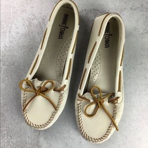 Minnetonka leather moccasins